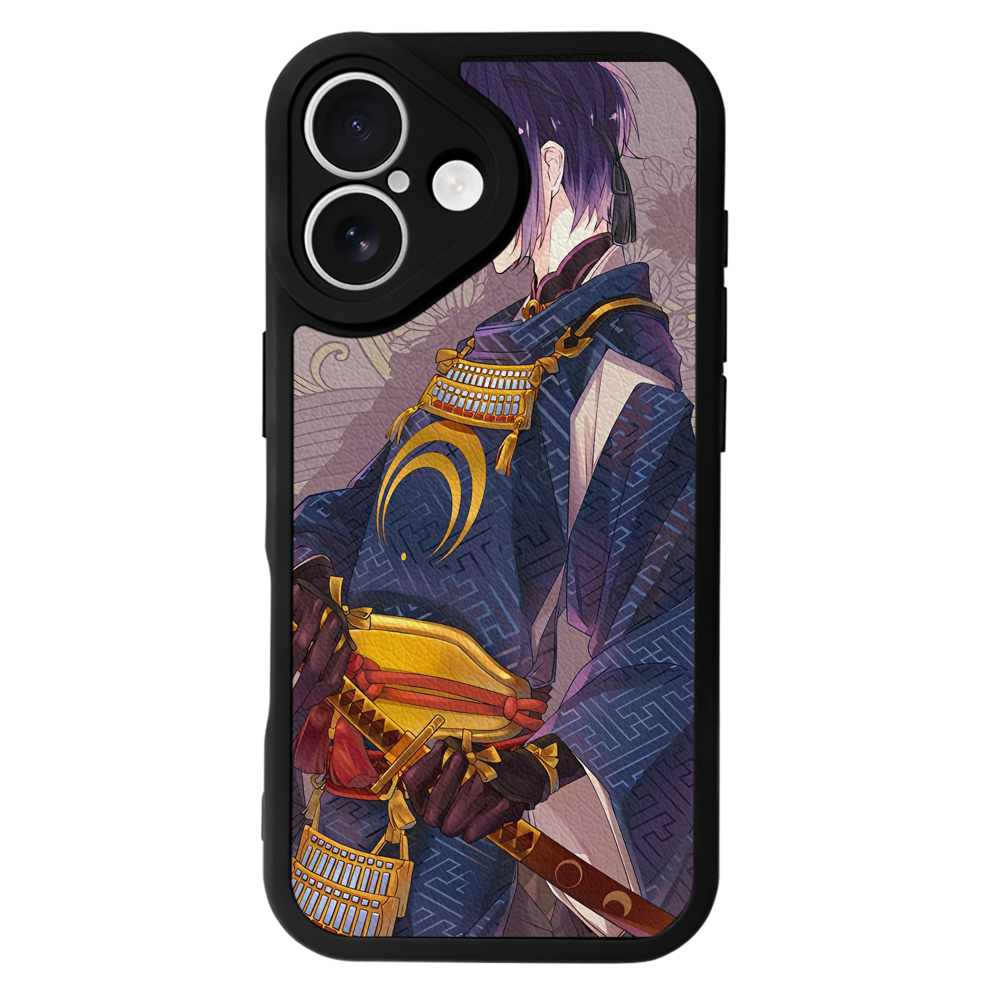 （画像用） 刀剣乱舞 Touken Ranbu 【iPhone 16シリーズ対応】シリコンスマホケース（レザー調） 材質：シリコン